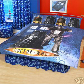Dr Who & The Cybermen Double Duvet Cover